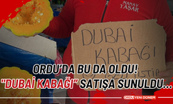 Ordu’da Bu Da Oldu! "Dubai Kabağı” Satışa Sunuldu…