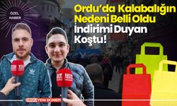 Ordu’da Kalabalığın Nedeni Belli Oldu, İndirimi Duyan Koştu!