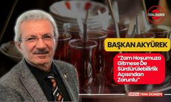 Ordu’da çay ve kahveye gelen zamma Başkan Akyürek’ten açıklama!