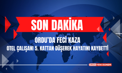 Ordu’da Feci Kaza! Otel Çalışanı 5. Kattan Düşerek Hayatını Kaybetti