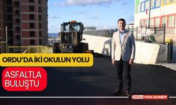 Ordu’da İki Okulun Yolu Asfaltla Buluştu