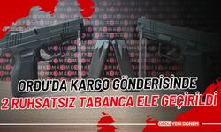 Ordu'da Kargo Gönderisinde 2 Ruhsatsız Tabanca Ele Geçirildi