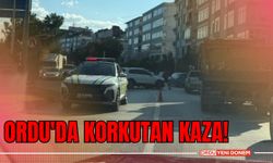 Ordu'da Korkutan Kaza!