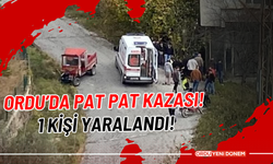 Ordu’da Pat Pat Kazası! 1 Kişi Yaralandı!