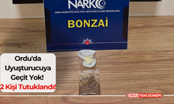 Ordu'da Uyuşturucuya Geçit Yok! 2 Kişi Tutuklandı!