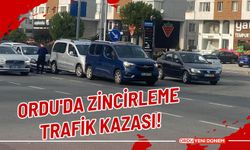 Ordu'da Zincirleme Trafik Kazası!