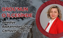 Ordu’nun O İlçesinde, Başkan’dan 'Dışarı Çıkmayın' Uyarısı!