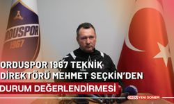 Orduspor 1967 Teknik Direktörü Mehmet Seçkin’den Durum Değerlendirmesi