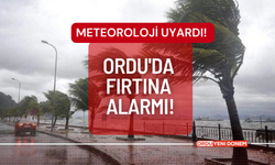 Meteoroloji Uyardı! Ordu'da Fırtına Alarmı!