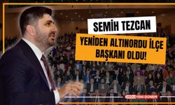 Semih Tezcan Yeniden Altınordu İlçe Başkanı Oldu!