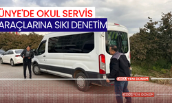 Ünye'de Okul Servis Araçlarına Sıkı Denetim