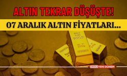Altın Tekrar Düşüşte! 07 Aralık Altın Fiyatları…