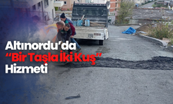 Altınordu’da “Bir Taşla İki Kuş” Hizmeti