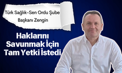 Başkan Zengin Haklarını Savunmak İçin Tam Yetki İstedi