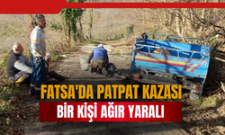 Fatsa'da Patpat Kazası: Bir Kişi Ağır Yaralı