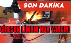 Giresun Limanı’nda Yangın!