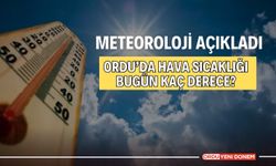 Meteoroloji Açıkladı: Ordu’da Hava Sıcaklığı Bugün Kaç Derece?