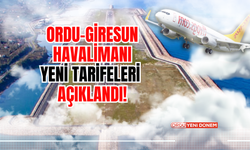 Ordu-Giresun Havalimanı Yeni Tarifeleri Açıklandı!