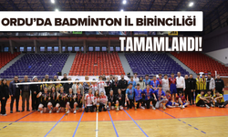 Ordu’da Badminton İl Birinciliği Tamamlandı!