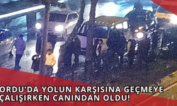 Ordu’da Yolun Karşısına Geçmeye Çalışırken Canından Oldu!