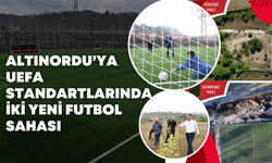 Altınordu’ya UEFA Standartlarında İki Yeni Futbol Sahası