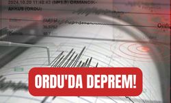 Ordu’da Deprem Korkuttu!