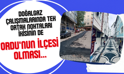 Doğalgaz Çalışmalarında Tek Ortak Noktaları İkisinin de Ordu’nun İlçesi Olması…