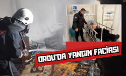 Ordu’da Evde Mahsur Kalan Yaşlı Adam Alevlerin Arasından Kurtarıldı!