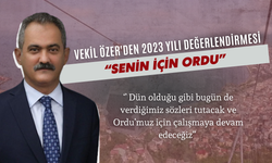 AK Parti Ordu Milletvekili Prof. Dr. Mahmut Özer'den 2023 Yılı Değerlendirmesi: “Senin İçin Ordu”