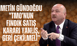 Metin Gündoğdu: "TMO’nun Fındık Satış Kararı Yanlış, Geri Çekilmeli"