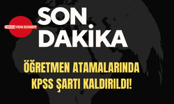 Öğretmen Atamalarında KPSS Şartı Kaldırıldı!