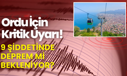 Ordu İçin Kritik Uyarı Geldi! 9 Şiddetinde Deprem Mi Bekleniyor?