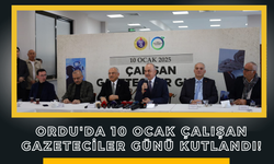 Ordu'da 10 Ocak Çalışan Gazeteciler Günü Kutlandı!