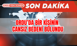 Ordu’da Bir Kişinin Cansız Bedeni Bulundu