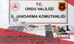 Ordu’da Büyük Operasyon! 5 Kişi Tutuklandı!