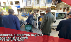 Ordu’da Direksiyon Başında Kalp Krizi Geçirdi! Trafik Kitlendi!