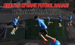 Ordu’da Efsane Futbol Sahası Yeniden Hizmete Açıldı