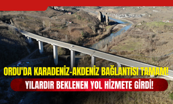 Ordu'da Karadeniz-Akdeniz Bağlantısı Tamam: Yılardır Beklenen Yol Hizmete Girdi!