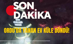 Ordu’da Yanan Ev Küle Döndü!