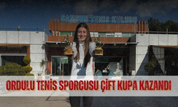 Ordulu Tenis Sporcusu Çift Kupa Kazandı