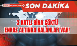 Son Dakika! 3 katlı bina çöktü: Enkaz altında kalanlar var!