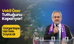 Vekil Özer Tuttuğunu Koparıyor! Gürgentepe Hizmete Doyacak