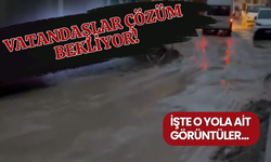 Ordu’da Yol Adeta Bataklığa Döndü! Vatandaşlar Adım Atamıyor!