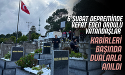 6 Şubat Depreminde Vefat Eden Ordulu Vatandaşlar Kabirleri Başında Dualarla Anıldı