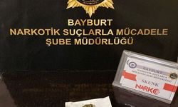 Bayburt’ta bir miktar skunk maddesi ele geçirildi