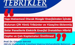 BEUN Öğretim Üyesi Prof. Dr. Bayar’ın çevre dostu faydalı model başvurusu tescillendi