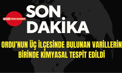 Ordu’nun Üç İlçesinde Bulunan Varillerin Birinde Kimyasal Tespit Edildi