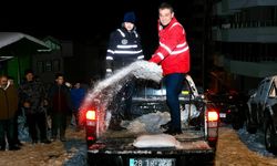 Giresun Belediye Başkanı Fuat Köse, karla mücadele çalışmalarına destek verdi