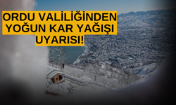 Ordu Valiliğinden Yoğun Kar Yağışı Uyarısı