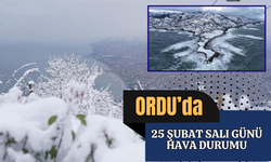 Ordu’da 25 Şubat Salı Günü Hava Durumu